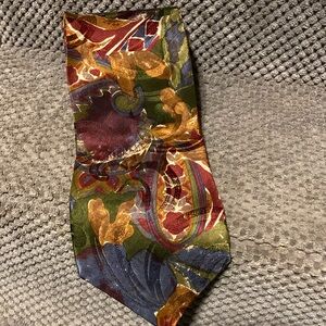 ZYLOS 100% silk tie.  Beautiful fall colors